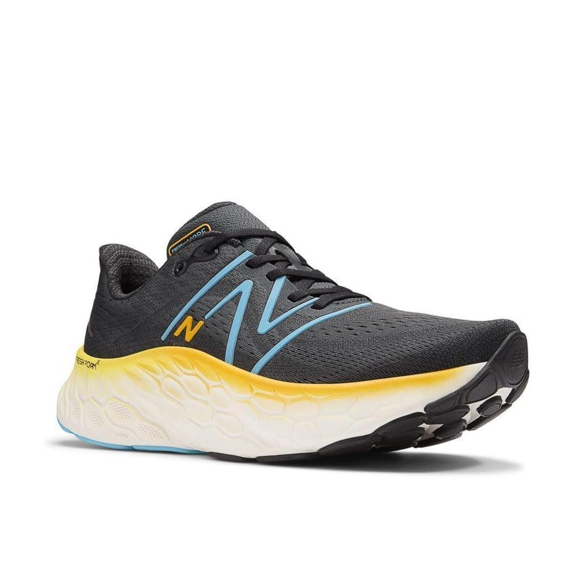 TENIS NEW BALANCE FRESH FOAM X MORE V4 MASCULINO - Preto+Azul